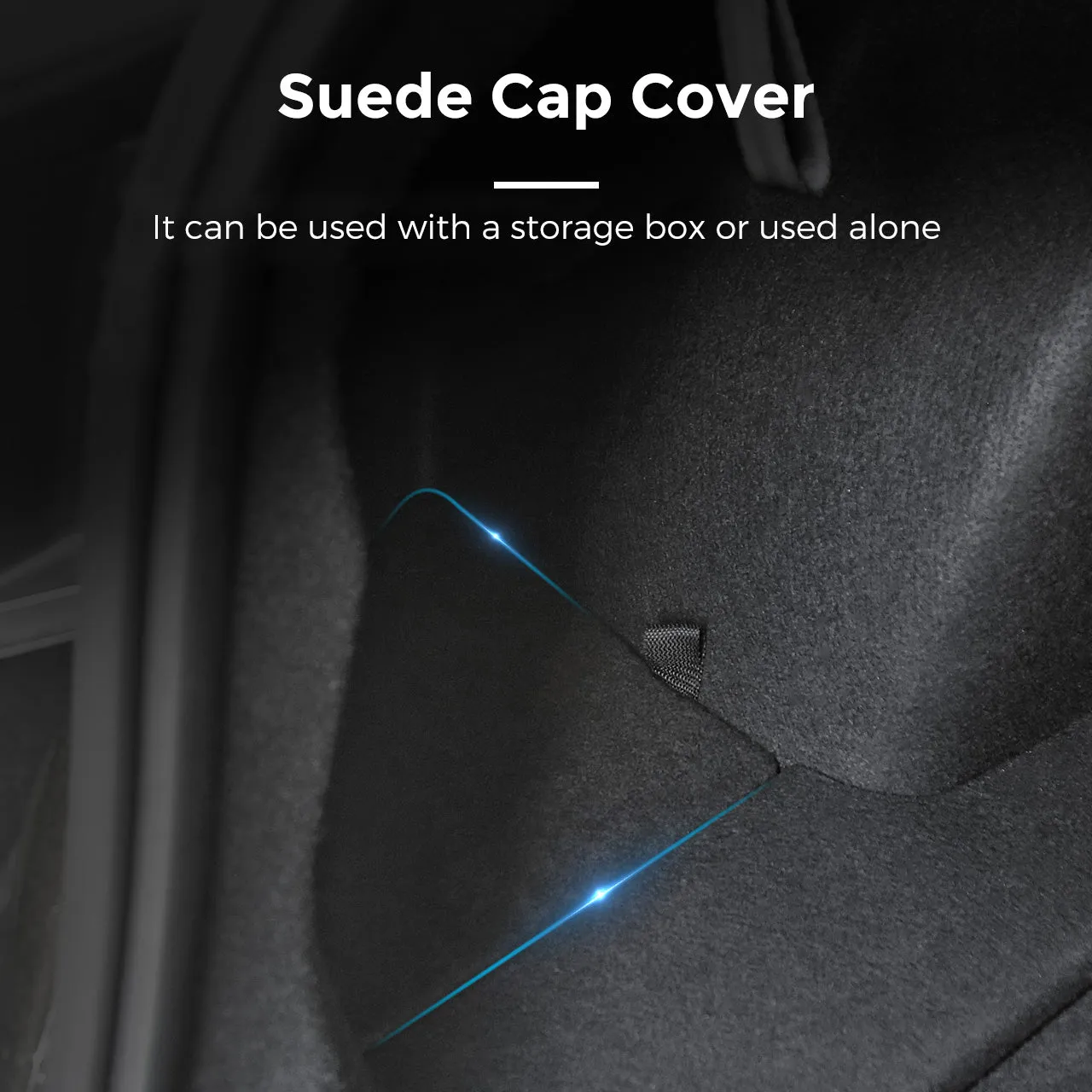 Rear Trunk Side Organizer Box for Tesla Model 3