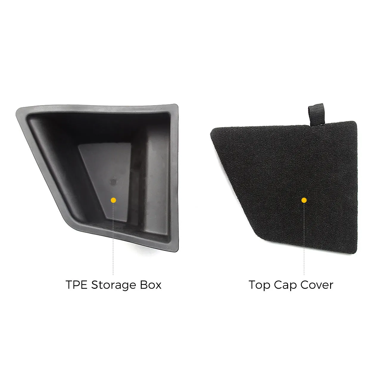 Rear Trunk Side Organizer Box for Tesla Model 3
