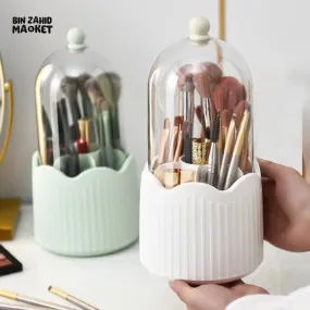 ROTATING MAKEUP BRUSH HOLDER