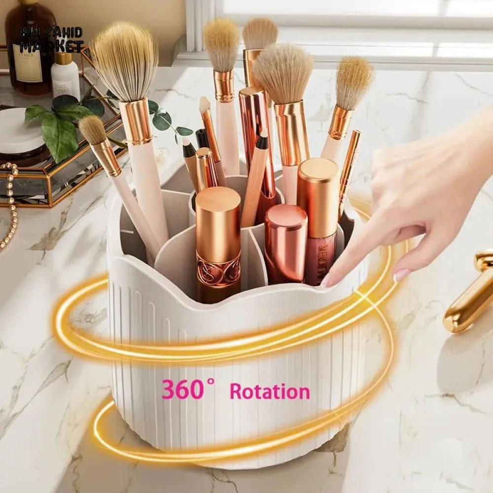 ROTATING MAKEUP BRUSH HOLDER