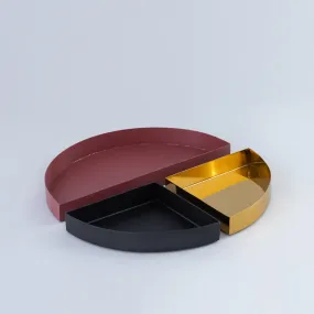 Round s/3 trays