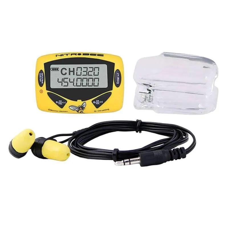 Rugged Radios H80 Track Talk Linkable Headset With Nitro Bee UHF Race Receiver