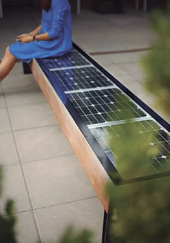 SB1040 SOLAR CHARGING AND CONNECTIVITY STATION BENCH
