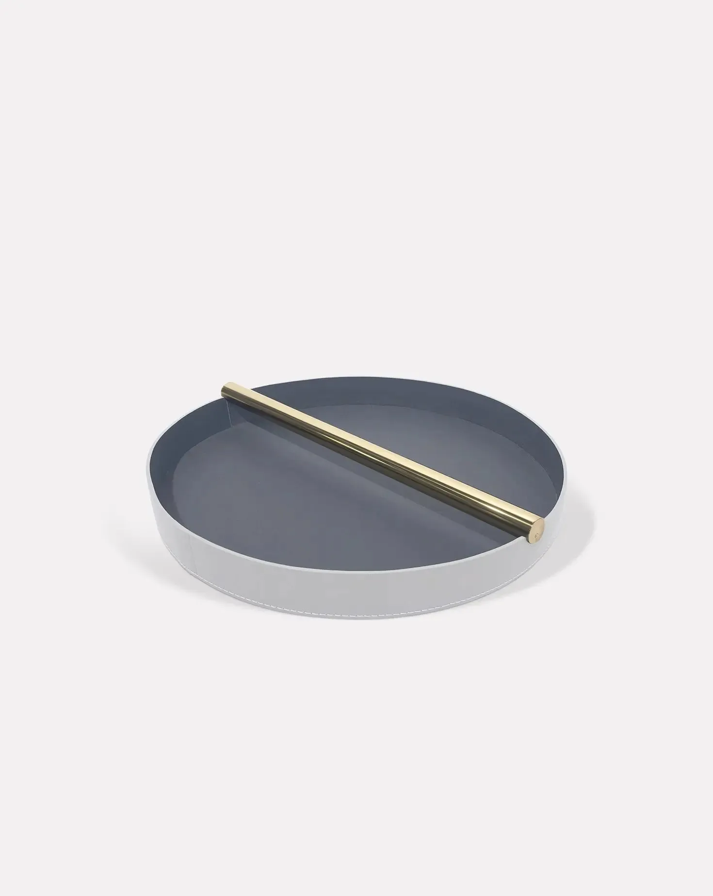 Set of 3 Julie Large Leather Centrepiece Trays