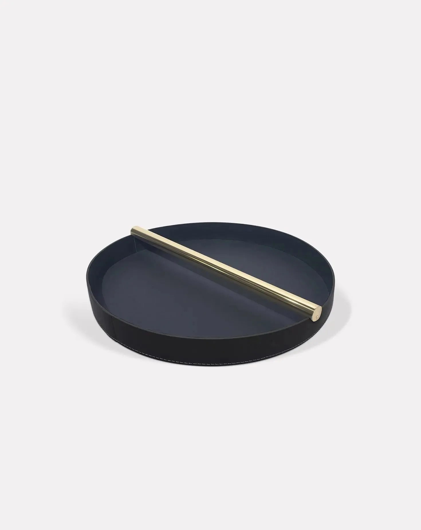 Set of 3 Julie Large Leather Centrepiece Trays