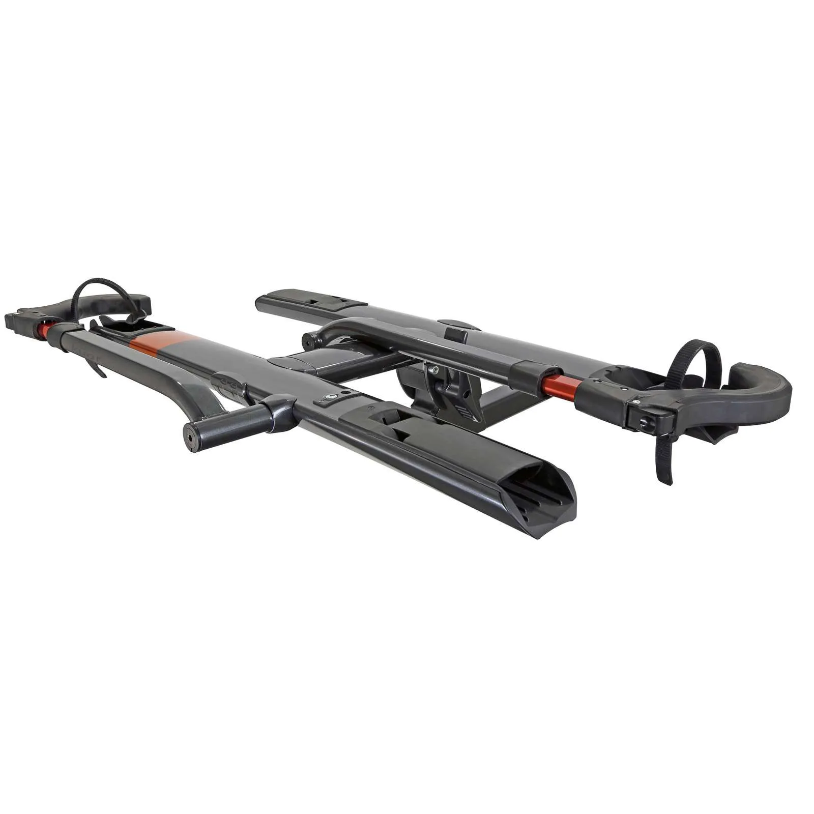 Sherpa 2.0 - 2" - 2 Bike Rack - Grey Metallic and Orange Anodize