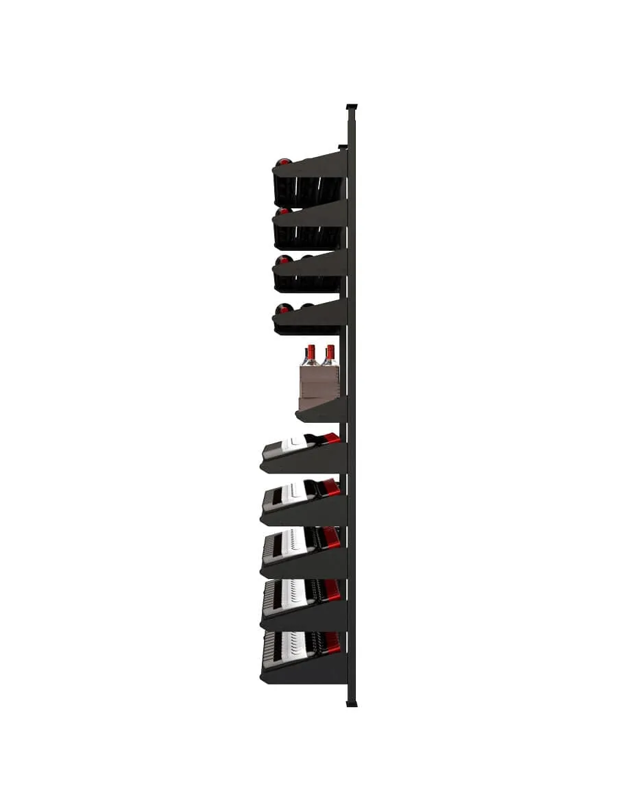 Showcase Series Centerpiece Kit Wine Rack, Wine Display Racks, Wine Cork Out and Bottle Shelf (90-100 Bottle)