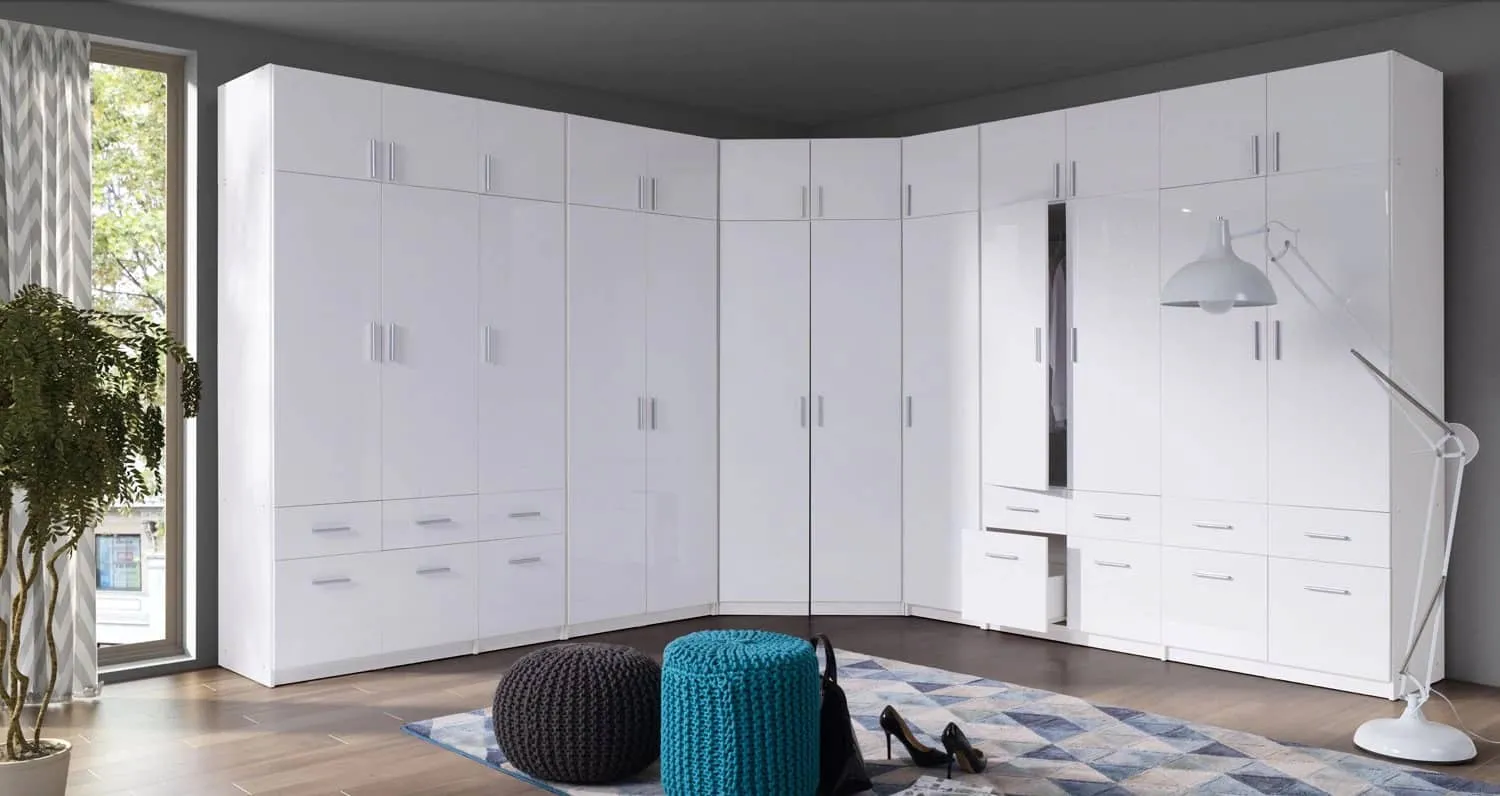 Snow 03 Hinged Wardrobe 92cm