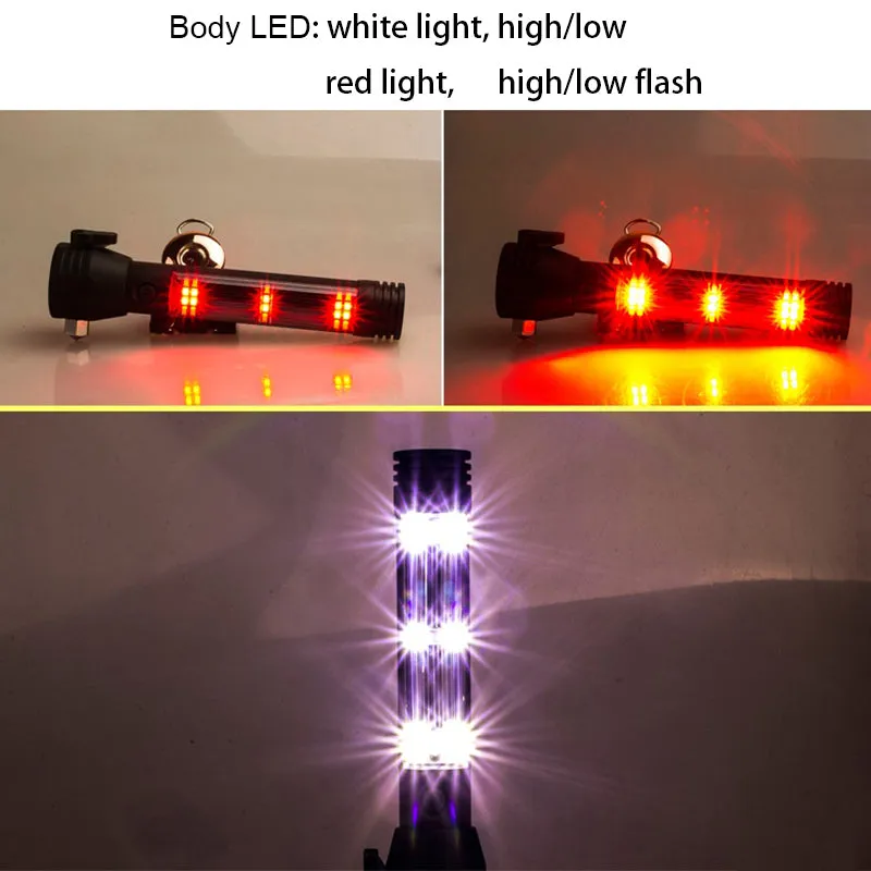 Solar Emergency Flashlight Multi-Tool
