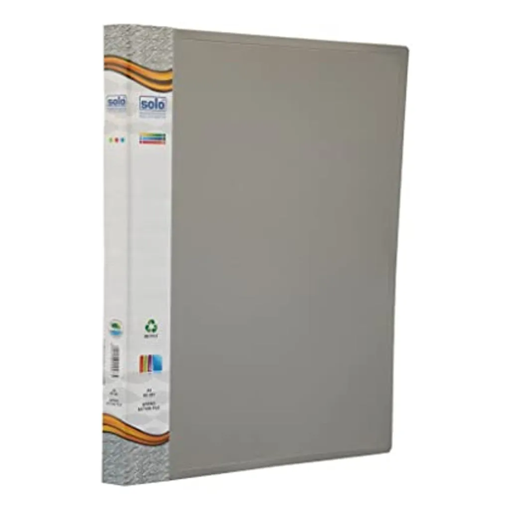 Solo Spring Action File Grey A4 SG 501