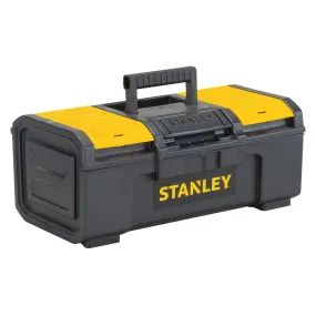 STANLEY® STST16410 Tool Box, 8.8 in W, 6.4 in H, 3-Compartment, 1-Tray, Plastic, Black/Yellow