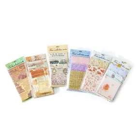 Sugar Poetry Retro Pattern Material Pack Time Collection Book Series Retro Decorative Paper Hand Account Material Paper