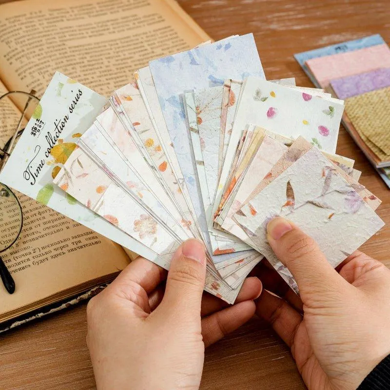 Sugar Poetry Retro Pattern Material Pack Time Collection Book Series Retro Decorative Paper Hand Account Material Paper
