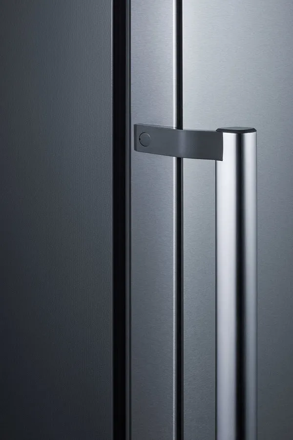 Summit 24" Wide Built-In Bottom Freezer Refrigerator With Icemaker - FFBF192SSBIIM