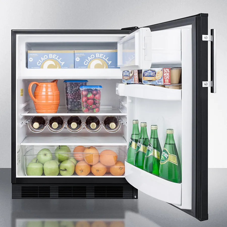Summit 24" Wide Refrigerator-Freezer - CT663BK