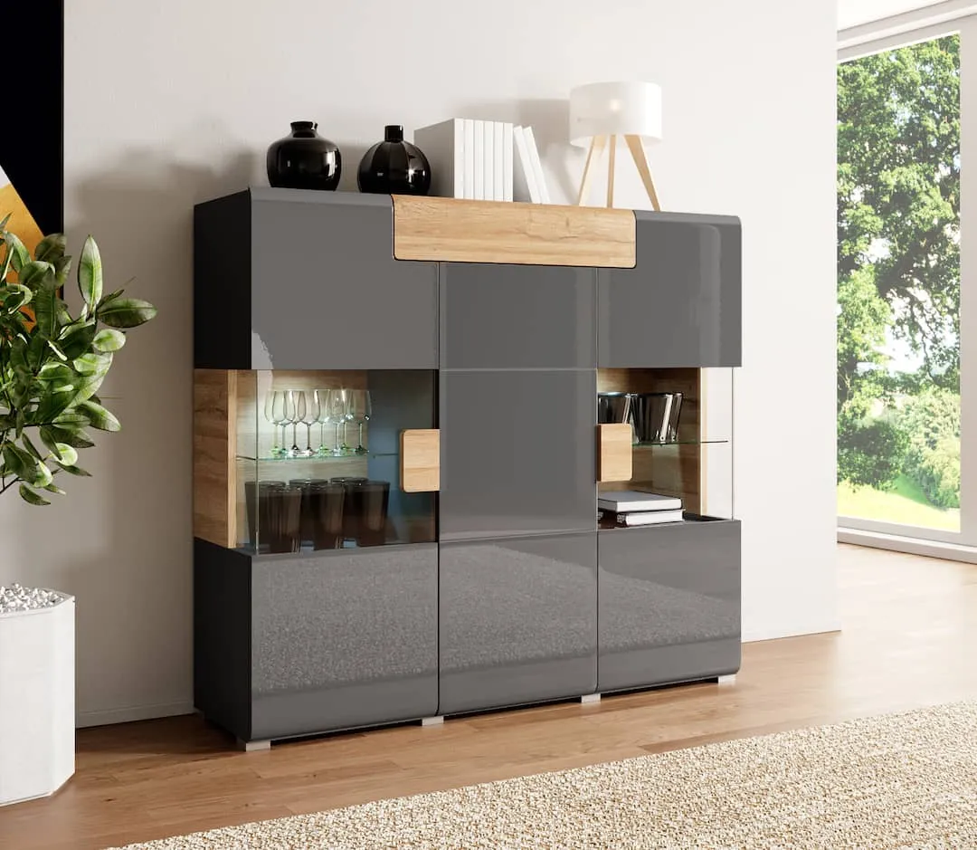 Toledo 46 Display Cabinet 147cm