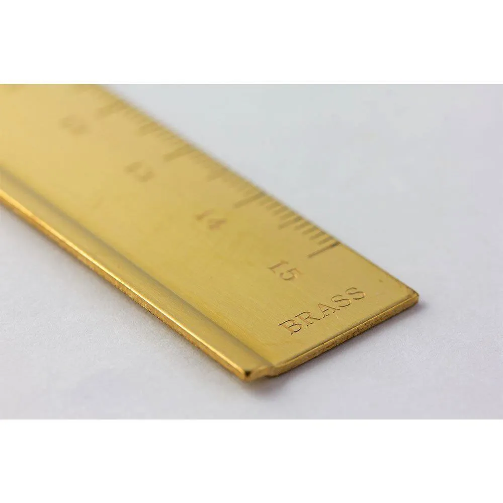 Traveler's Company Brass Ruler - 15cm