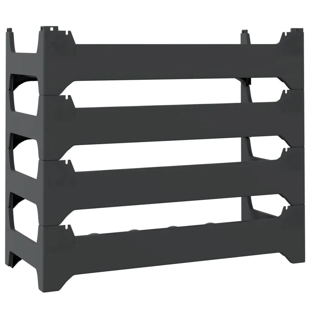 vidaXL Wine Rack for 24 Bottles PP Stackable