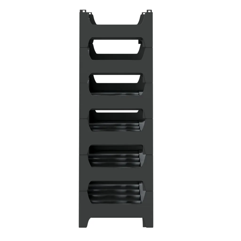 vidaXL Wine Rack for 36 Bottles PP Stackable