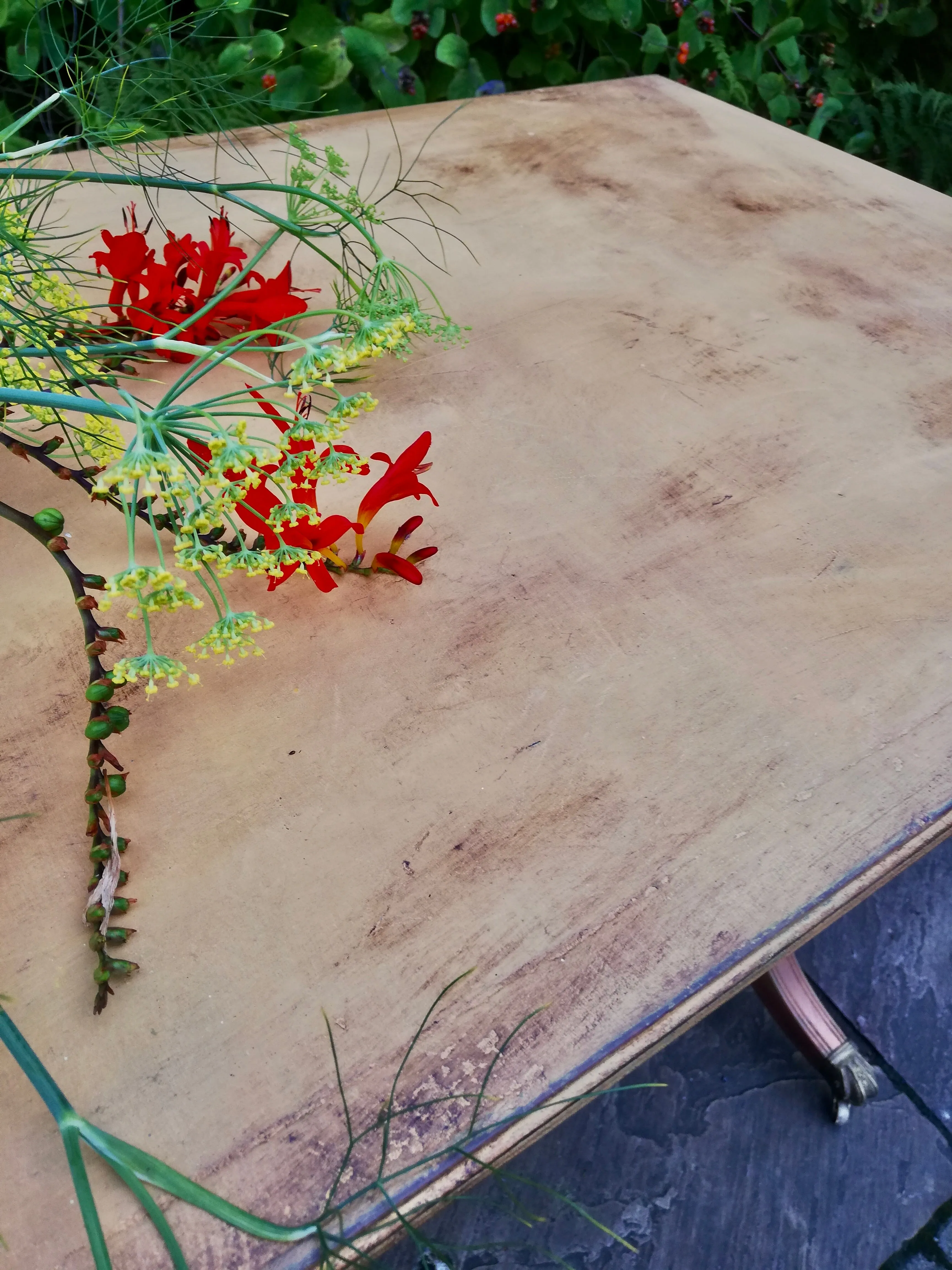 Vintage painted Writing Desk