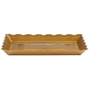 Wave - 9" x 13" Tray - Gold (Case Qty: 24)