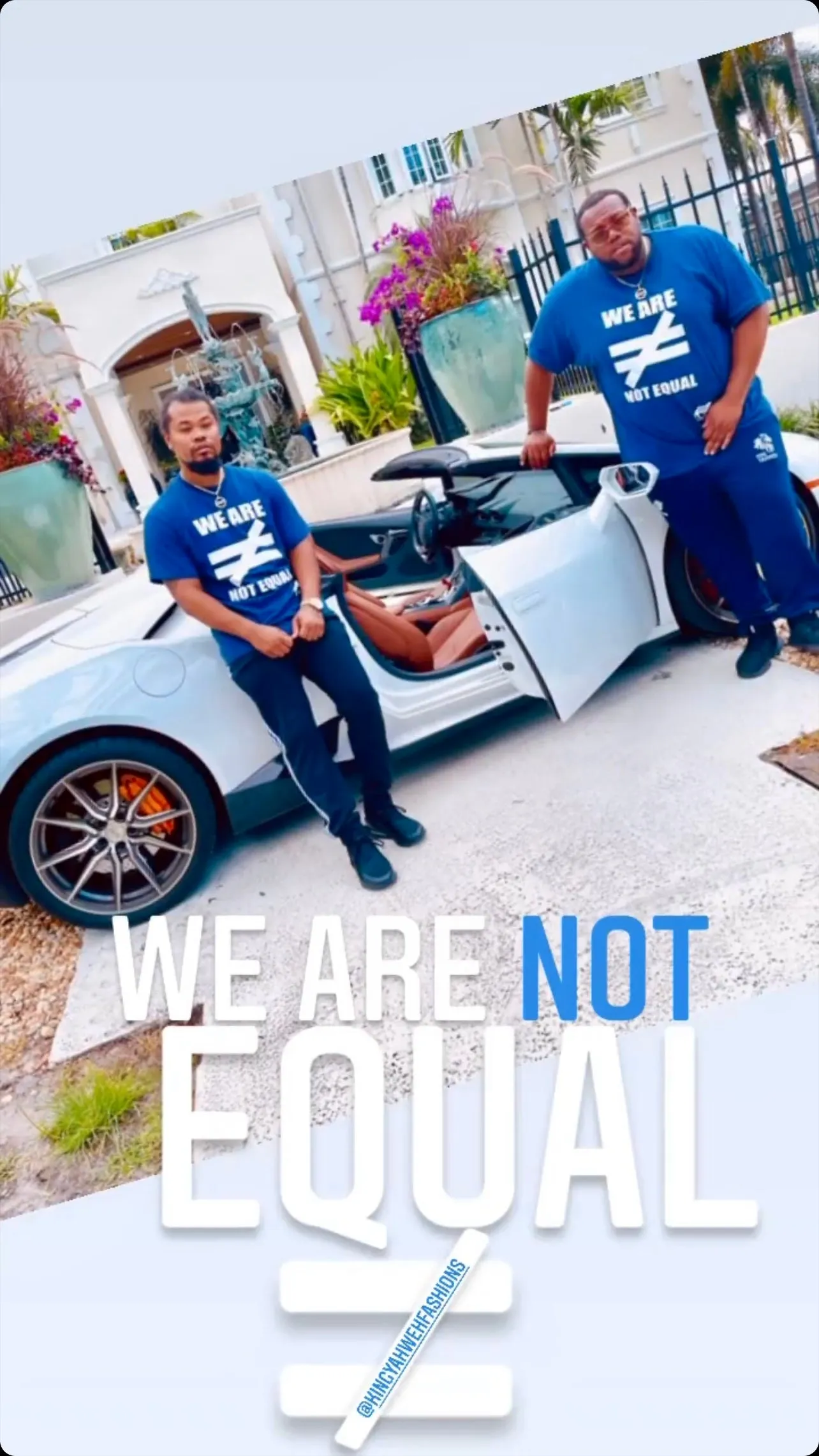 WE ARE NOT EQUAL