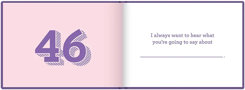 What I Love About ... Fill-In-The-Blank Gift Journal, 4.5 X 3.25-Inches