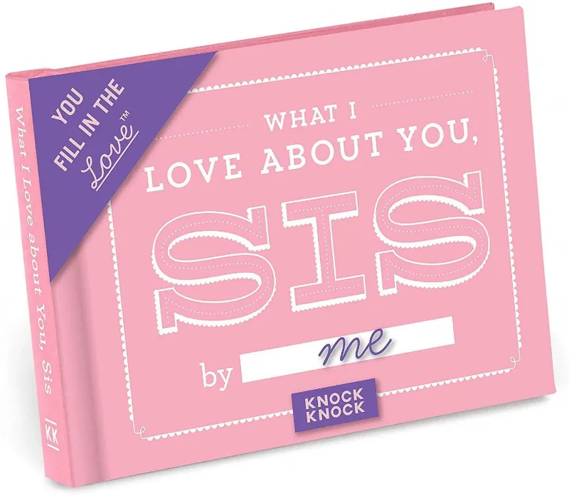 What I Love About ... Fill-In-The-Blank Gift Journal, 4.5 X 3.25-Inches