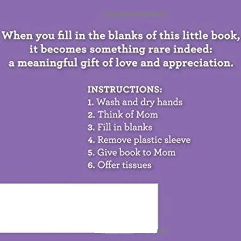 What I Love About ... Fill-In-The-Blank Gift Journal, 4.5 X 3.25-Inches