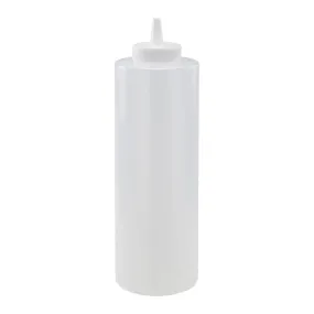 Winco PSB-24C 24oz Squeeze Bottles, Clear, 6pcs/pk
