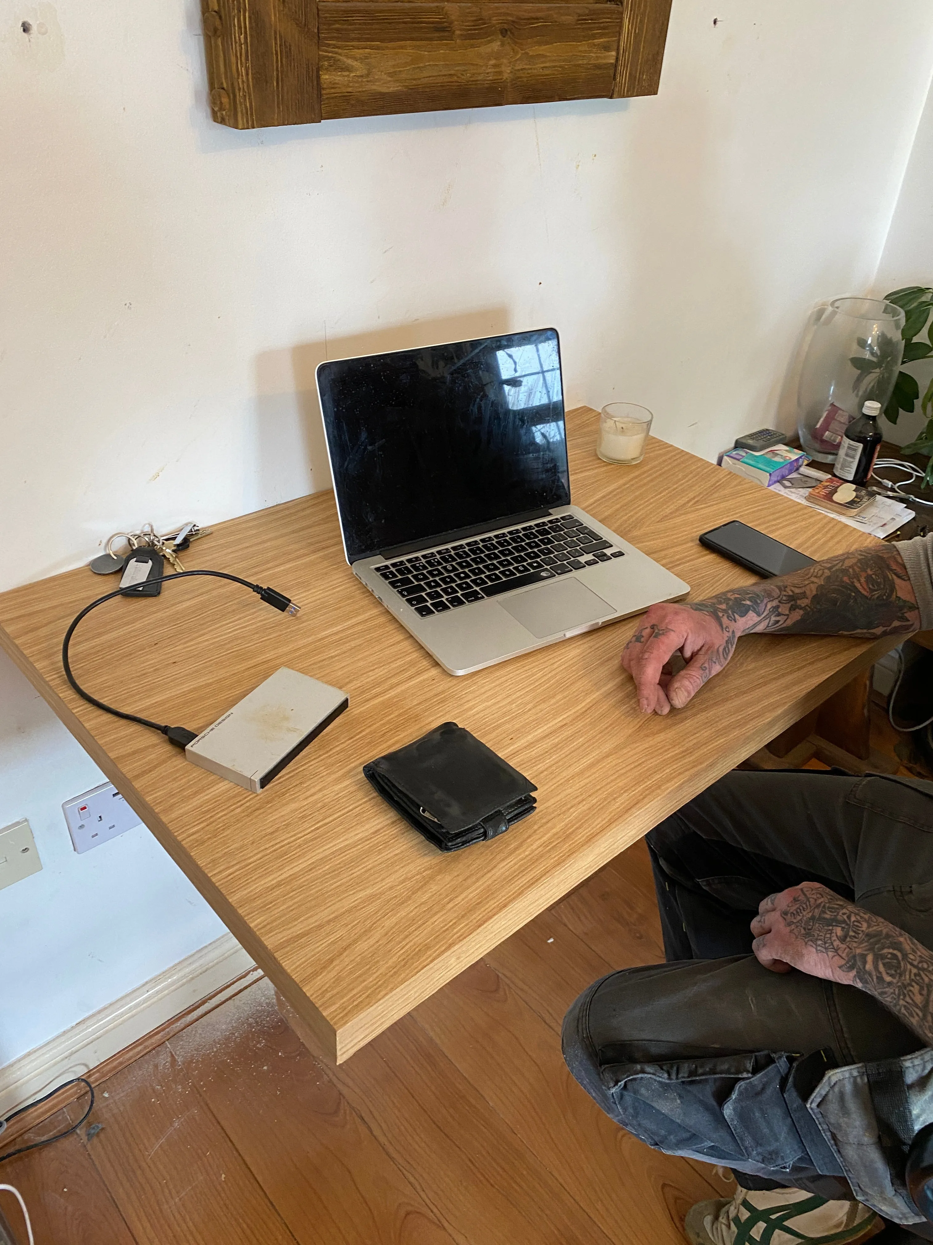 Work from home desk the ultimate space saver